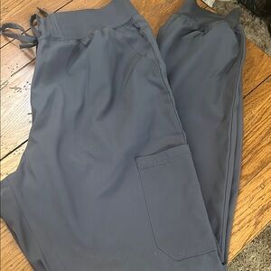 Slate grey jogger scrubs